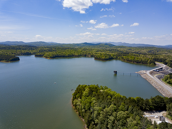 Lake Nottely in Blairsville Georgia. Great Fishing and Boating.
